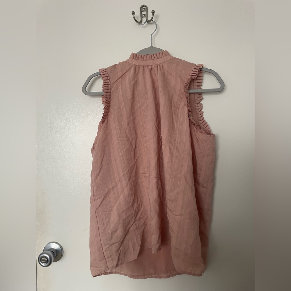 Ann Taylor Pink Sleeveless Top